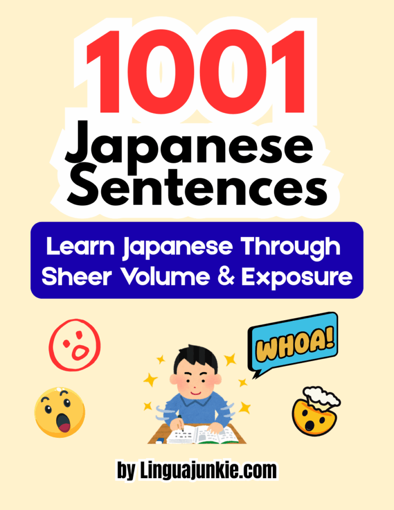 japanese pdf lesson - 1001 sentences