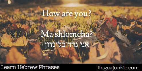linguajunkie.com hebrew phrases
