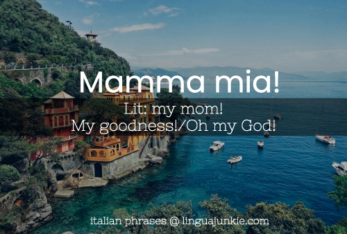 Mamma mia! beautiful italian words