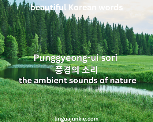 unggyeong-ui sori 풍경의 소리
