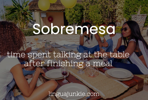 Sobremesa meaning