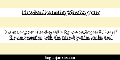 For Learners: The Top 10 Russian Learning Strategies