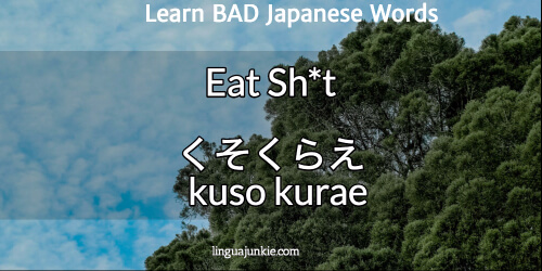 bad japanese words