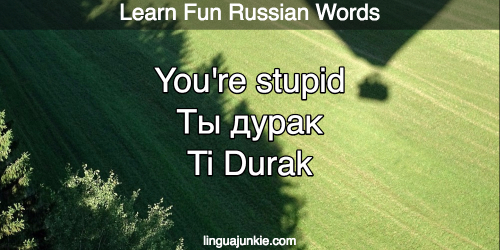 bad russian words
