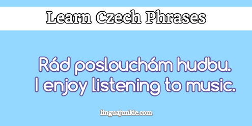 introduce yourself in czech