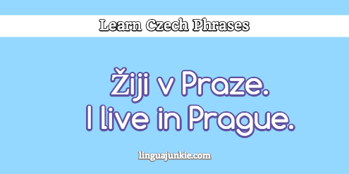 introduce yourself in czech