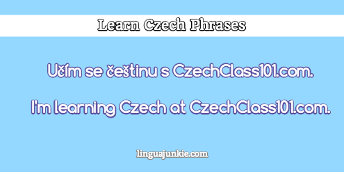 introduce yourself in czech