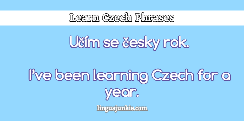 introduce yourself in czech