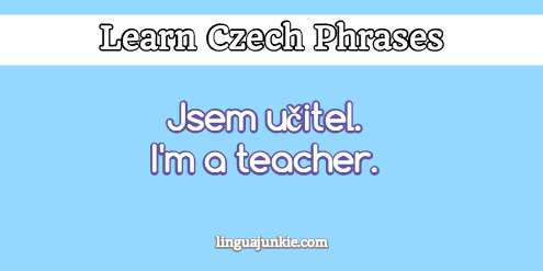 introduce yourself in czech