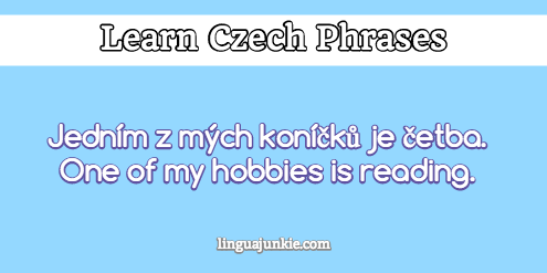 introduce yourself in czech