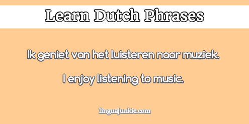 introduce yourself in dutch
