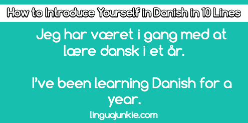 introduce yourself in Danish