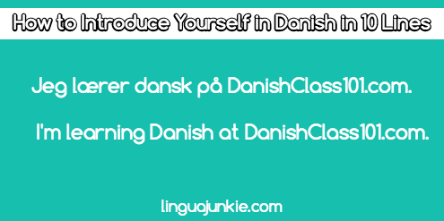 introduce yourself in Danish