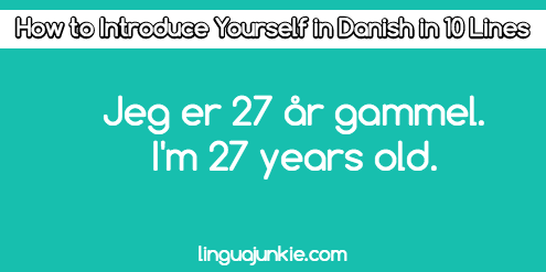 introduce yourself in Danish