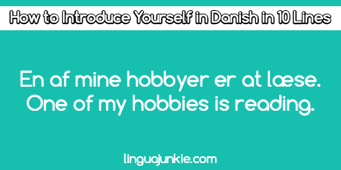 introduce yourself in Danish