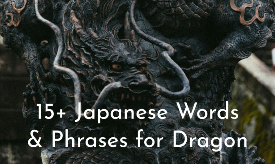 15+ Japanese Words & Phrases for Dragon