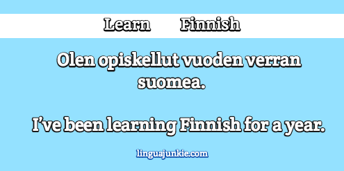introduce yourself in finnish
