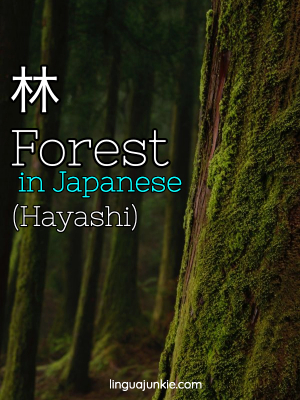forest in japanese