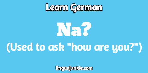 how are you in german