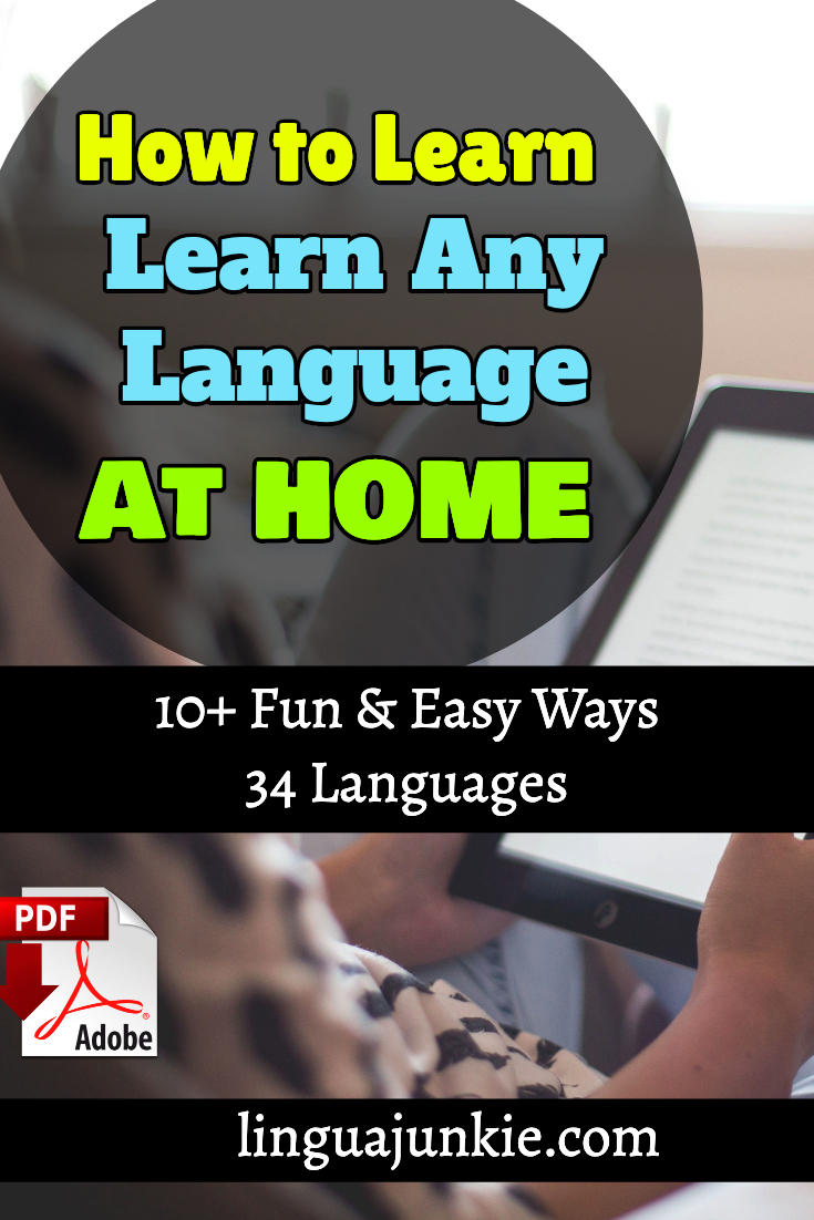 how to learn a language at home