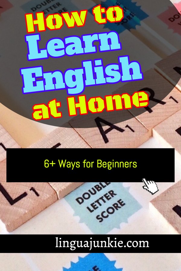 how to learn english at home