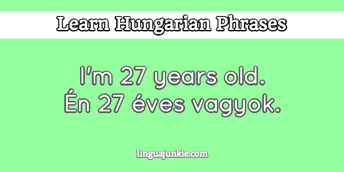 introduce yourself in hungarian