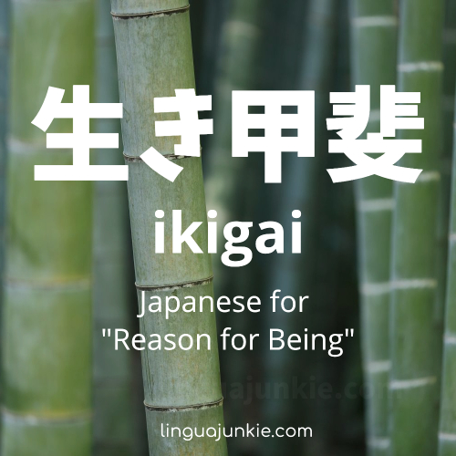 ikigai Beautiful Japanese words