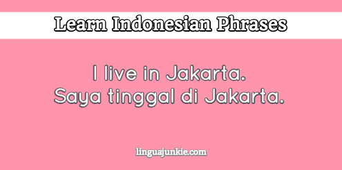 introduce yourself in indonesian