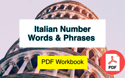 italian workbook numbers