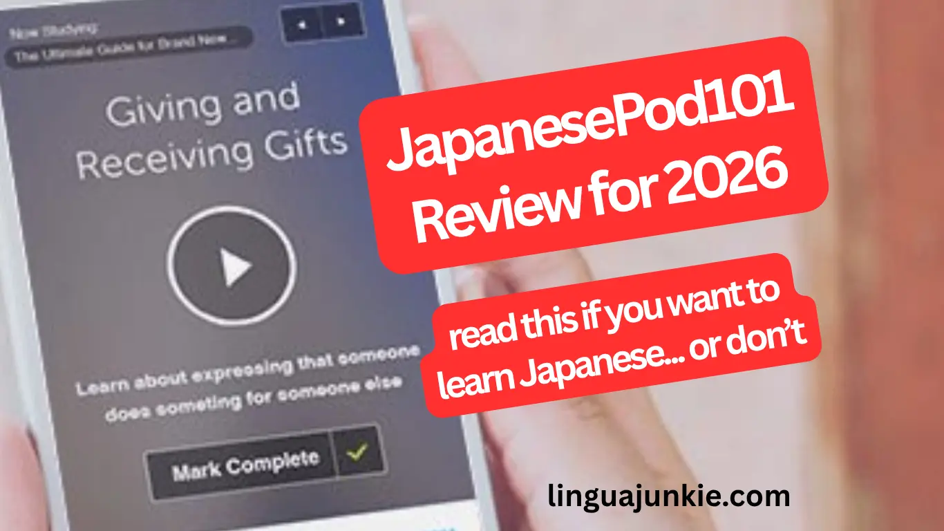 JapanesePod101 review 2026 — overview of the Japanese learning program