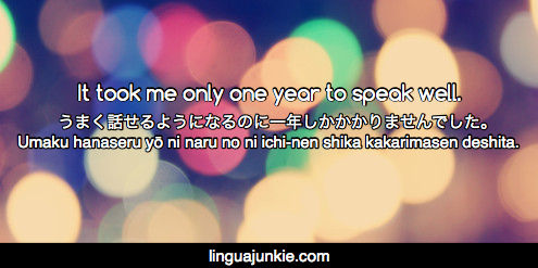 Japanese Phrases Linguajunkie.com