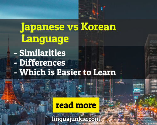 korean vs japanese language
