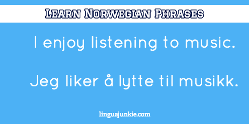 introduce yourself in Norwegian