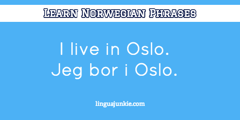 introduce yourself in Norwegian