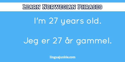 introduce yourself in Norwegian