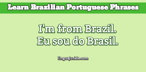 introduce yourself in portuguese