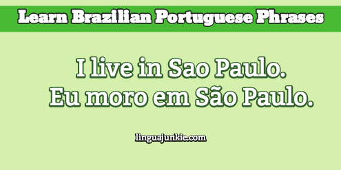 introduce yourself in portuguese