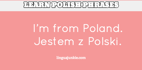 introduce yourself in Polish