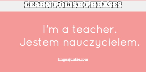 introduce yourself in Polish