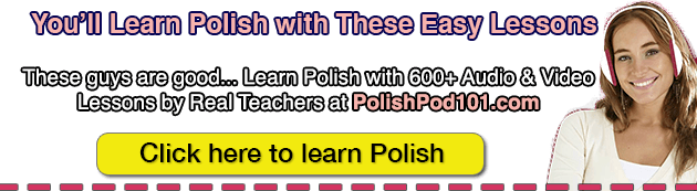 learn polish with polishpod101.com