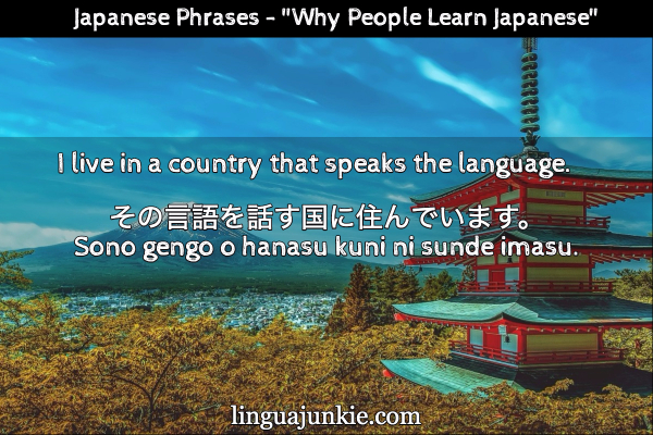 why learn japanese