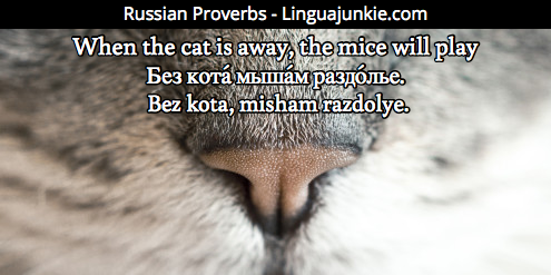 Russian Proverbs Linguajunkie.com
