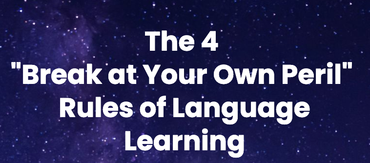 rules of language learning