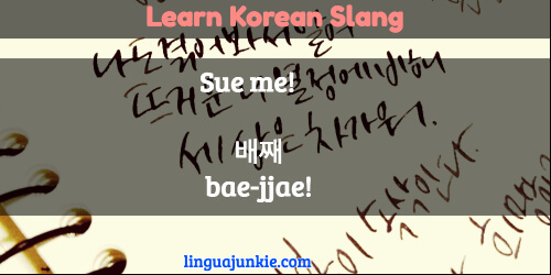 korean slang words