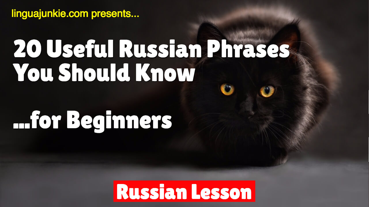 Russian Lesson: Learn 20 Useful Russian Phrases for Beginners