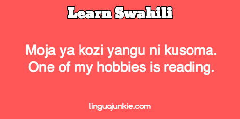 Introduce Yourself in Swahili