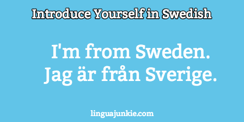 How to Introduce Yourself in Swedish in 10 Lines