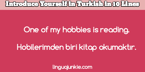 introduce yourself in turkish