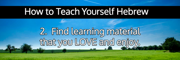 teach yourself hebrew