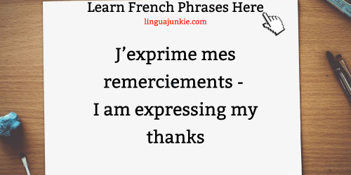 thank you in french